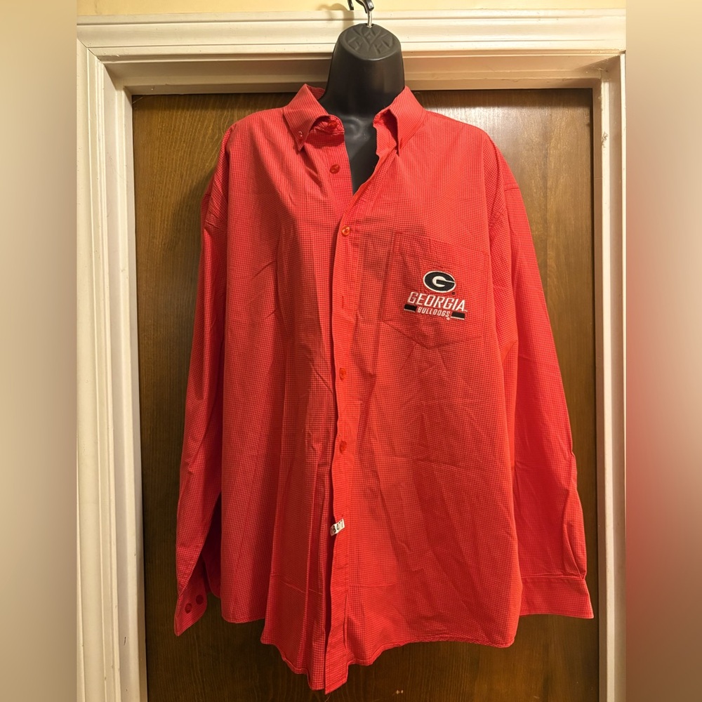 Uga Logo Embroidered Button Down - image 1